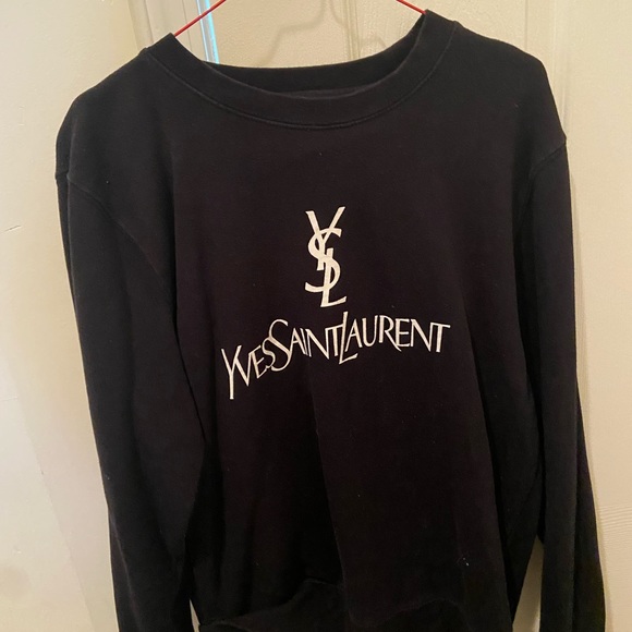Yves Saint Laurent 黒セーター Mサイズ SAINT LAURENT Wool Polo Sweater for Men | MR PORTER